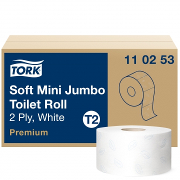 Tork Premium туалетний папір в міні рулонах 170 м, 2 шар.